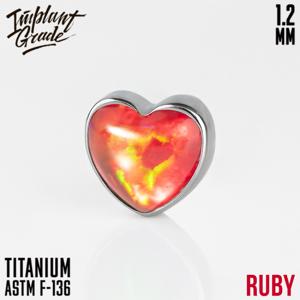 Топ "HEART SYNTH RED"