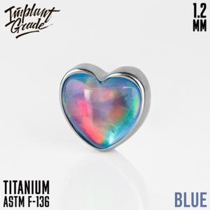 Топ "HEART SYNTH BLUE ROSE"